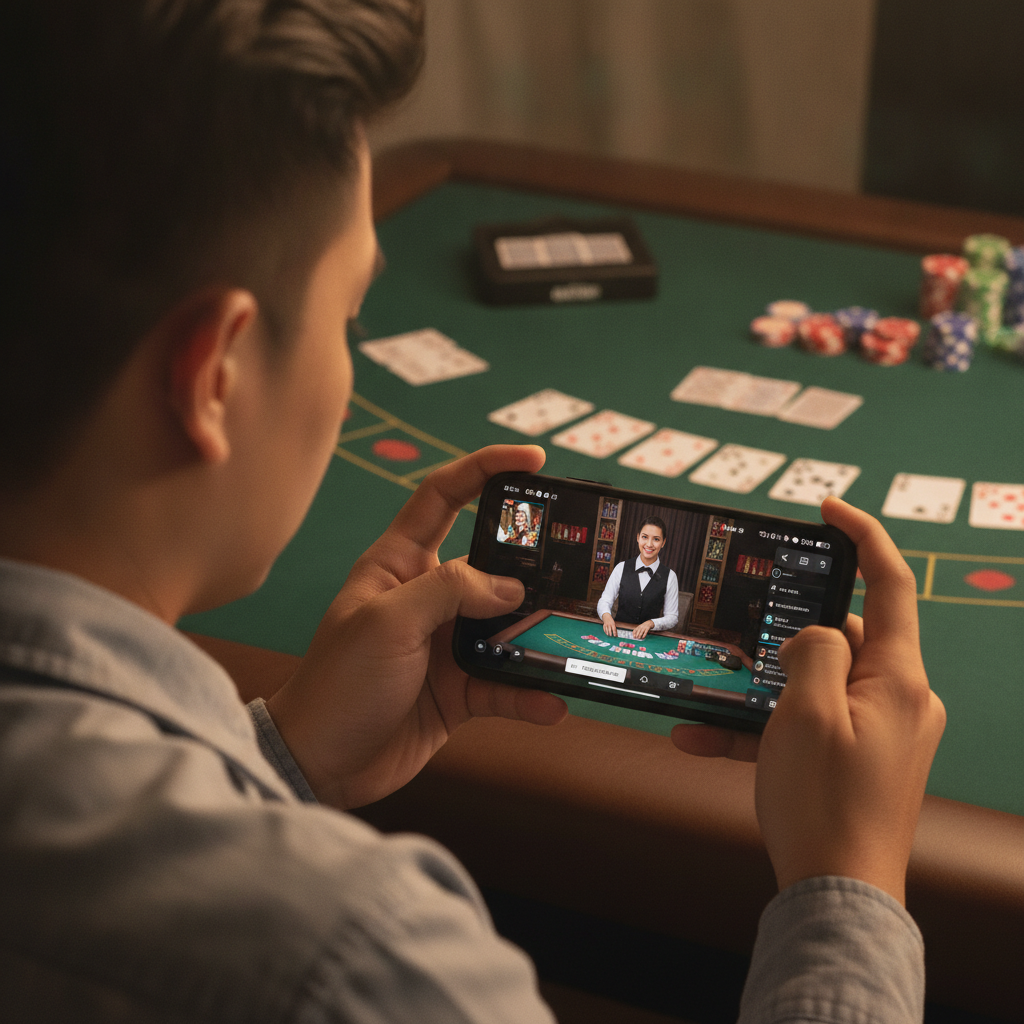 Illustration: Bacardi Play Live Dealer Games: How to Start Playing